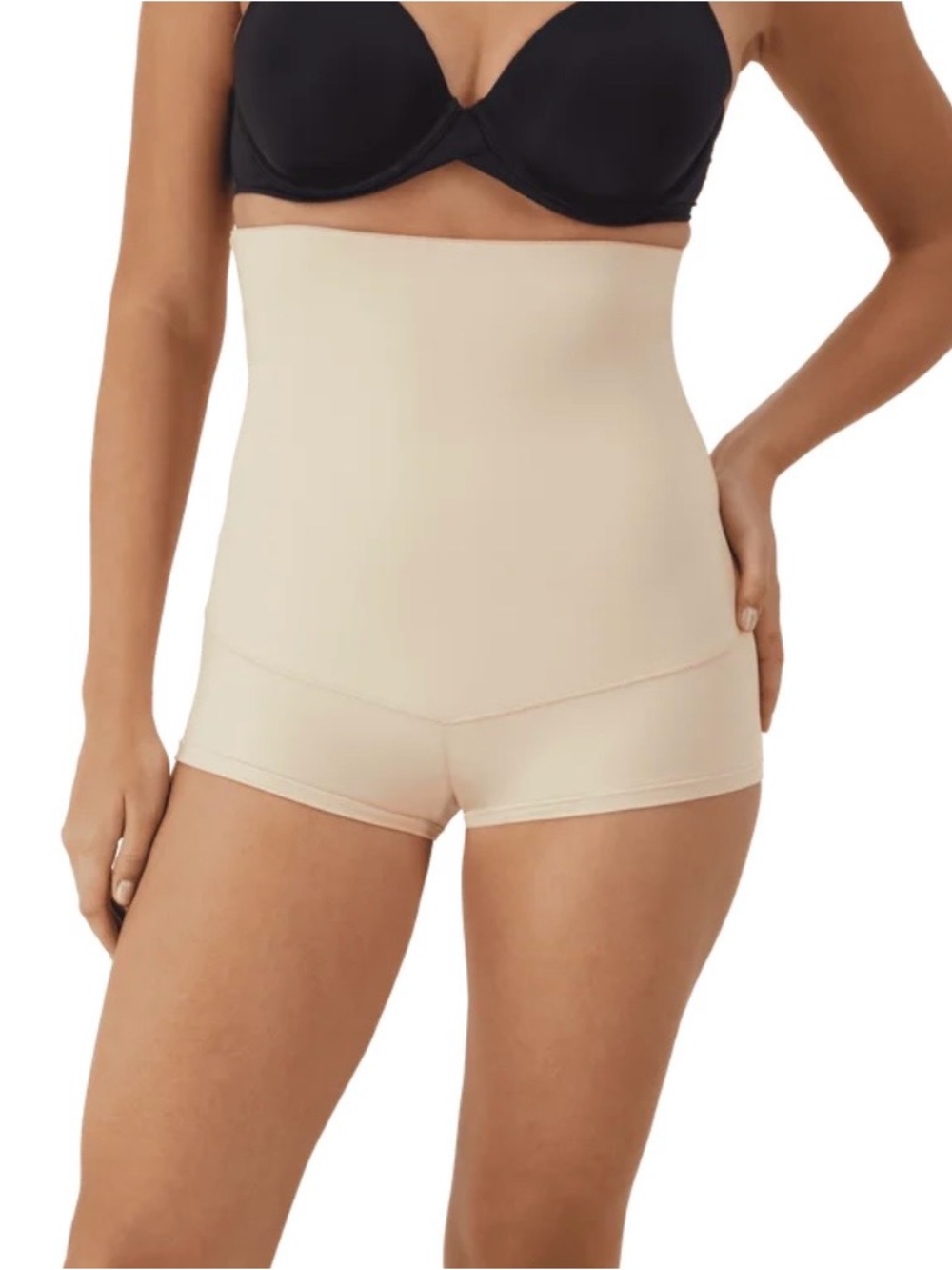 Maidenform Tummy Solutions Shapewear High Waist Boy Shorts Women’s Size S